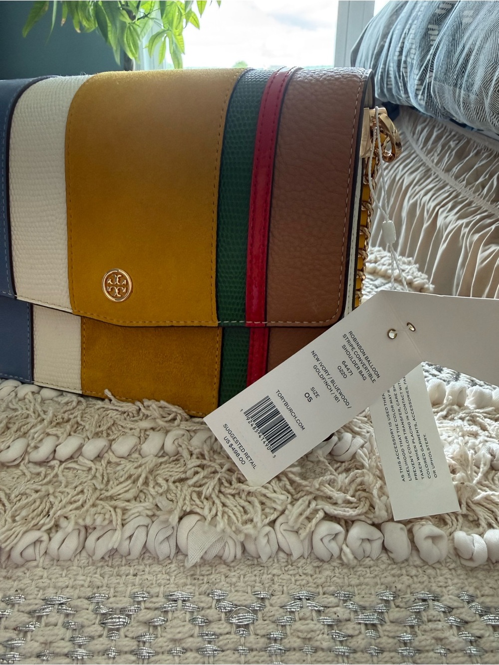 Tory Burch Multicolor Leather Chain Shoulder Bag - Picture 3 of 6